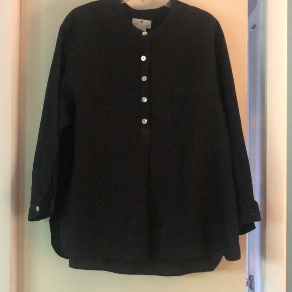 Saks Fifth Avenue Tops - Vintage Saks Fifth Avenue linen popover